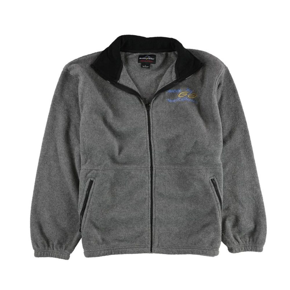 Weather Perfect Mens Tour Of California Jacket, Grey, L, DM